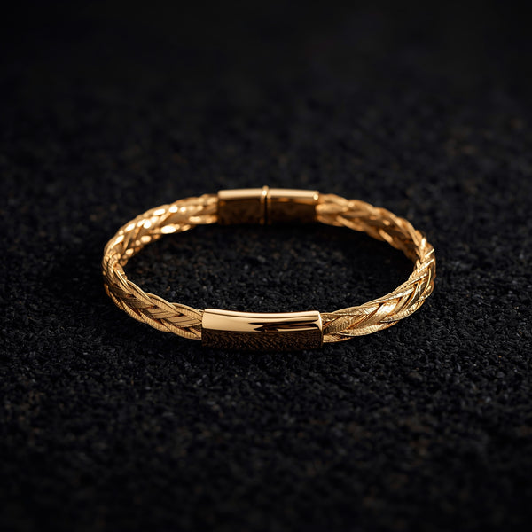Royal Braided Gold Bracelet