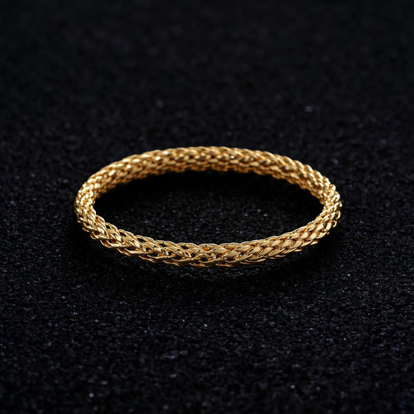 Slim men Gold Bracelet